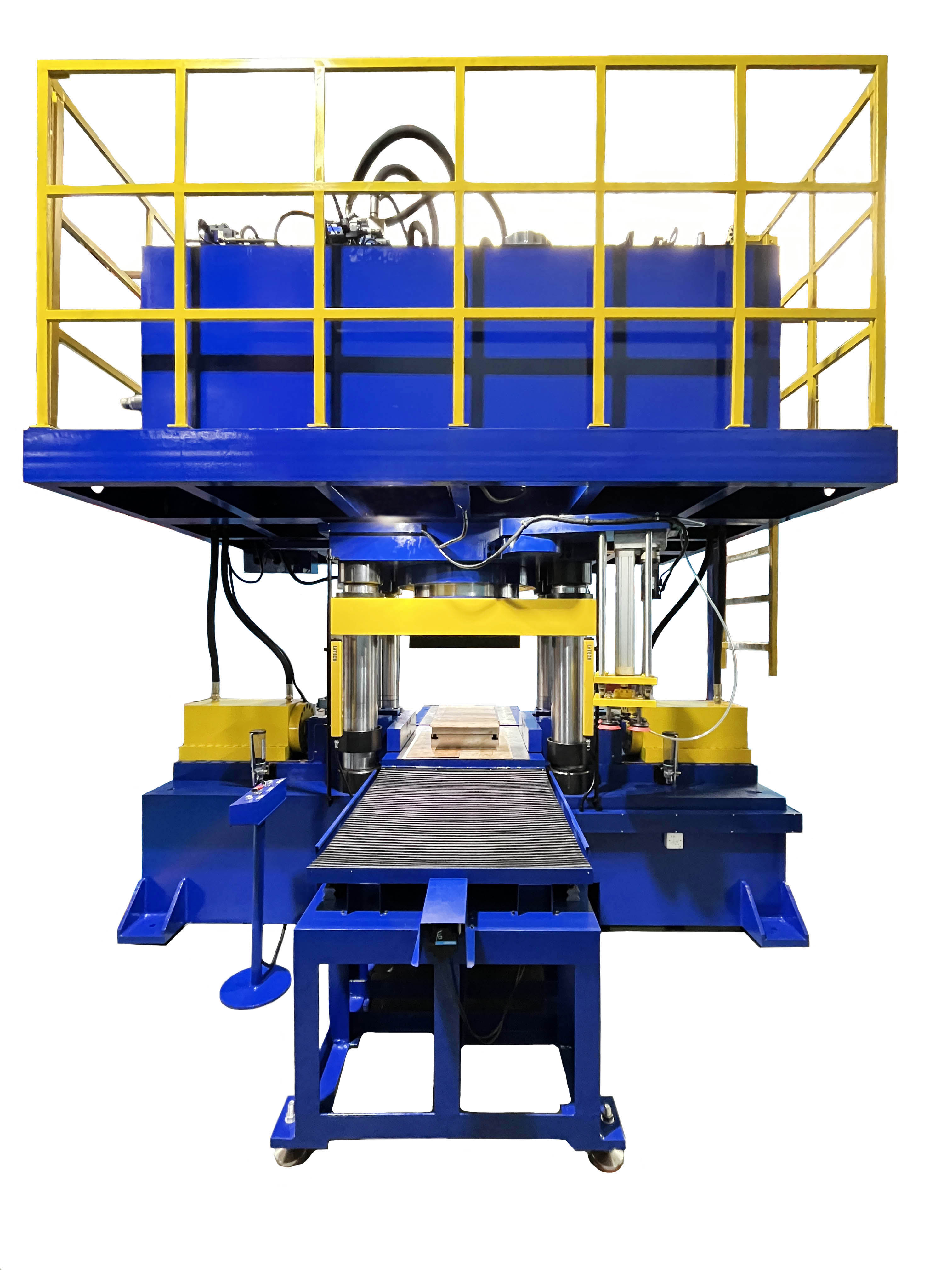 YF-1000CS 雙側壓帶移模油壓機（伺服精密鎢鋼粉末成形液壓機）