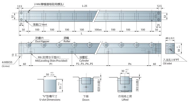 WL(滚轮）型油压式举模器